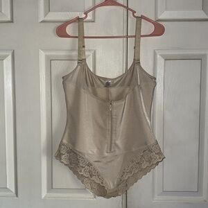 Nude Lace Trim Shapewear